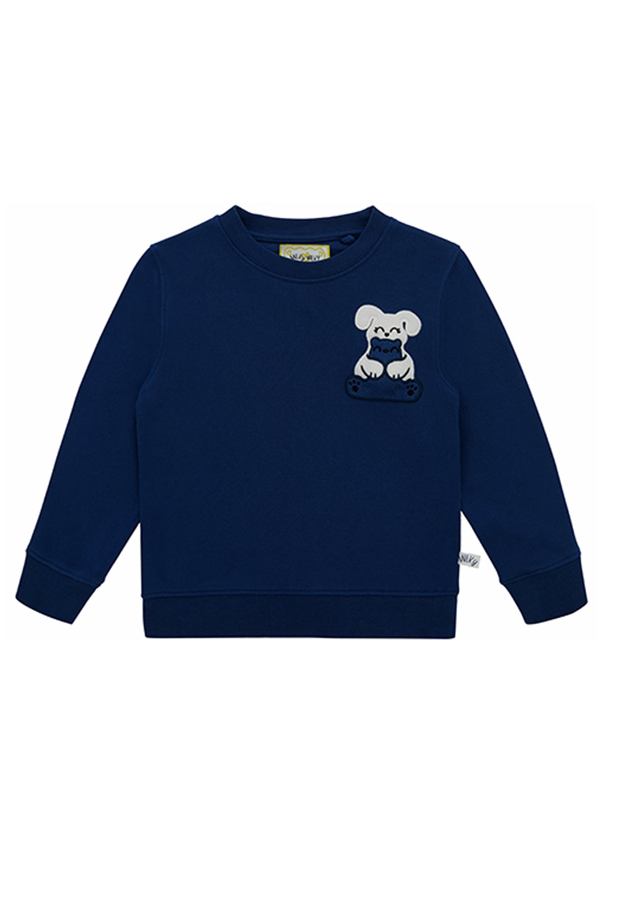 Ses Çıkaran Lacivert Bisiklet Yaka SWEATSHIRT