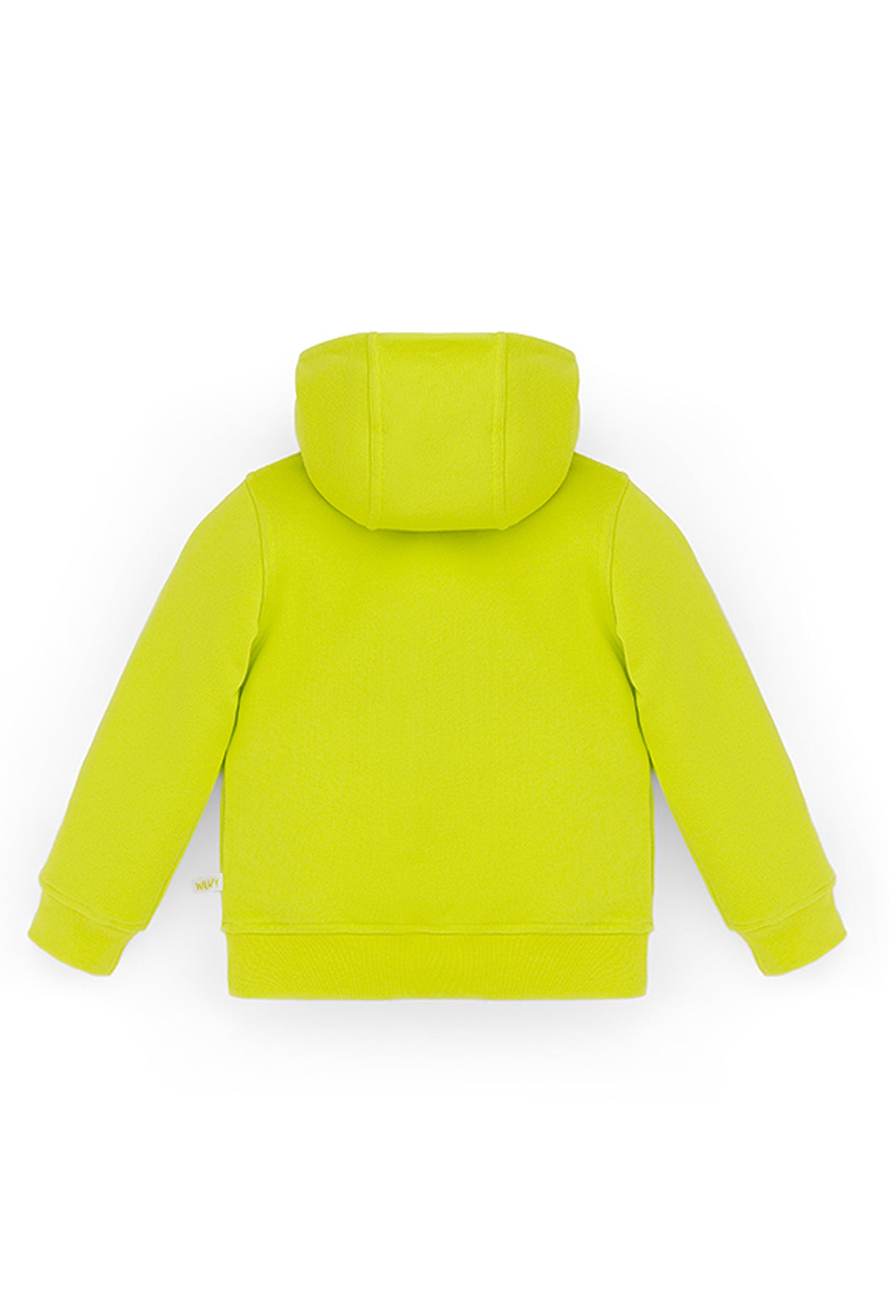 Squeaky Lime Zipped Hoodie Sweatshirt
