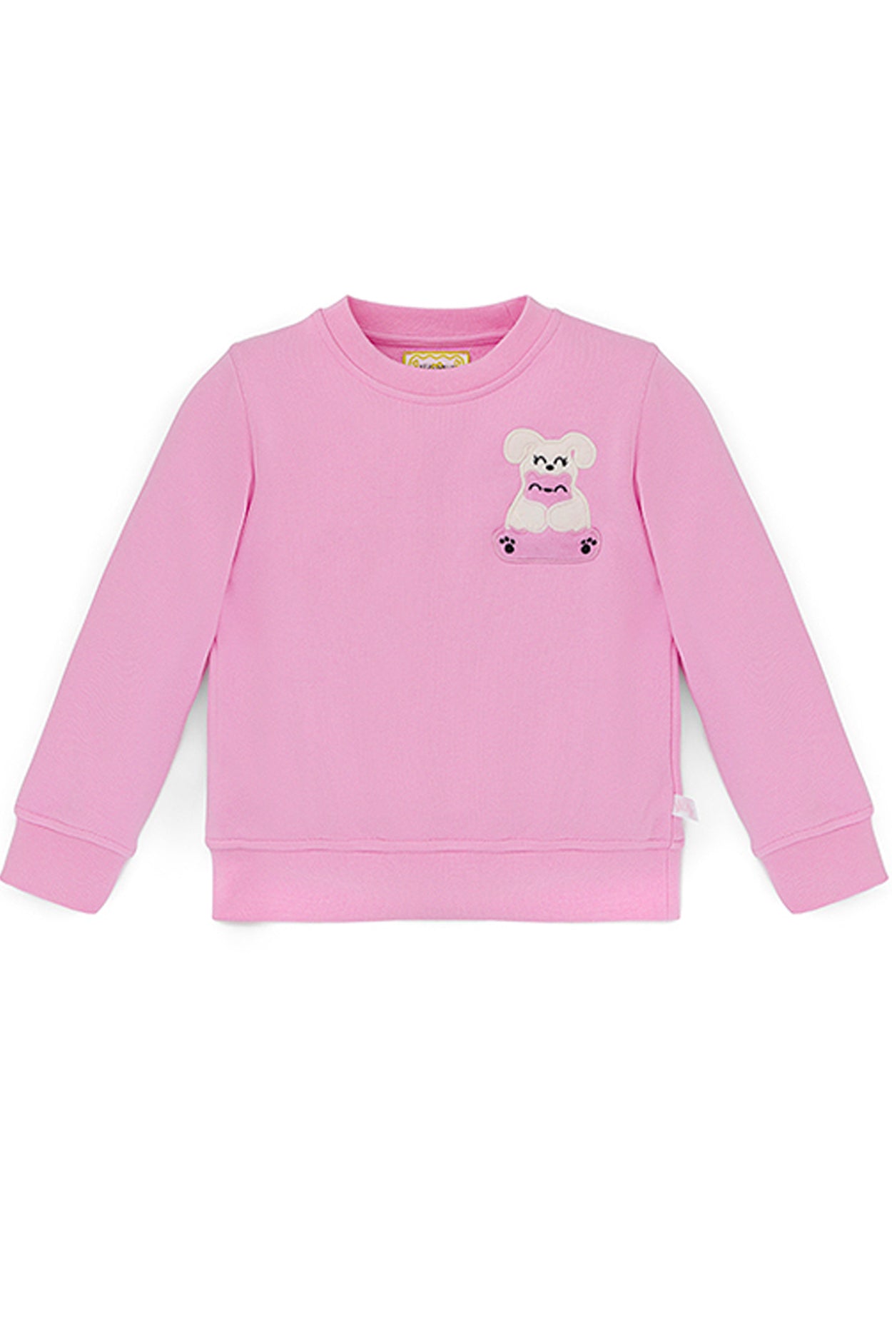 Ses Çıkaran Pembe Bisiklet Yaka SWEATSHIRT