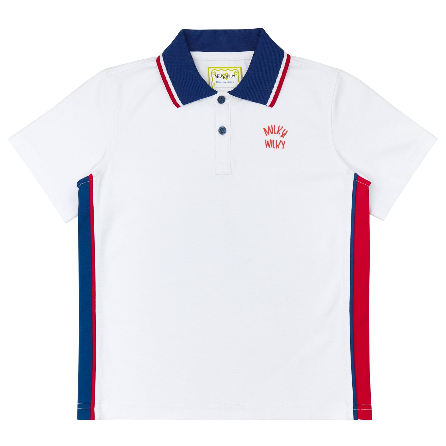 Polo yaka kenar biyeli t-shirt