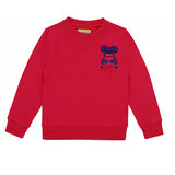 Ses Çıkaran Fuşya Bisiklet Yaka Sweatshirt
