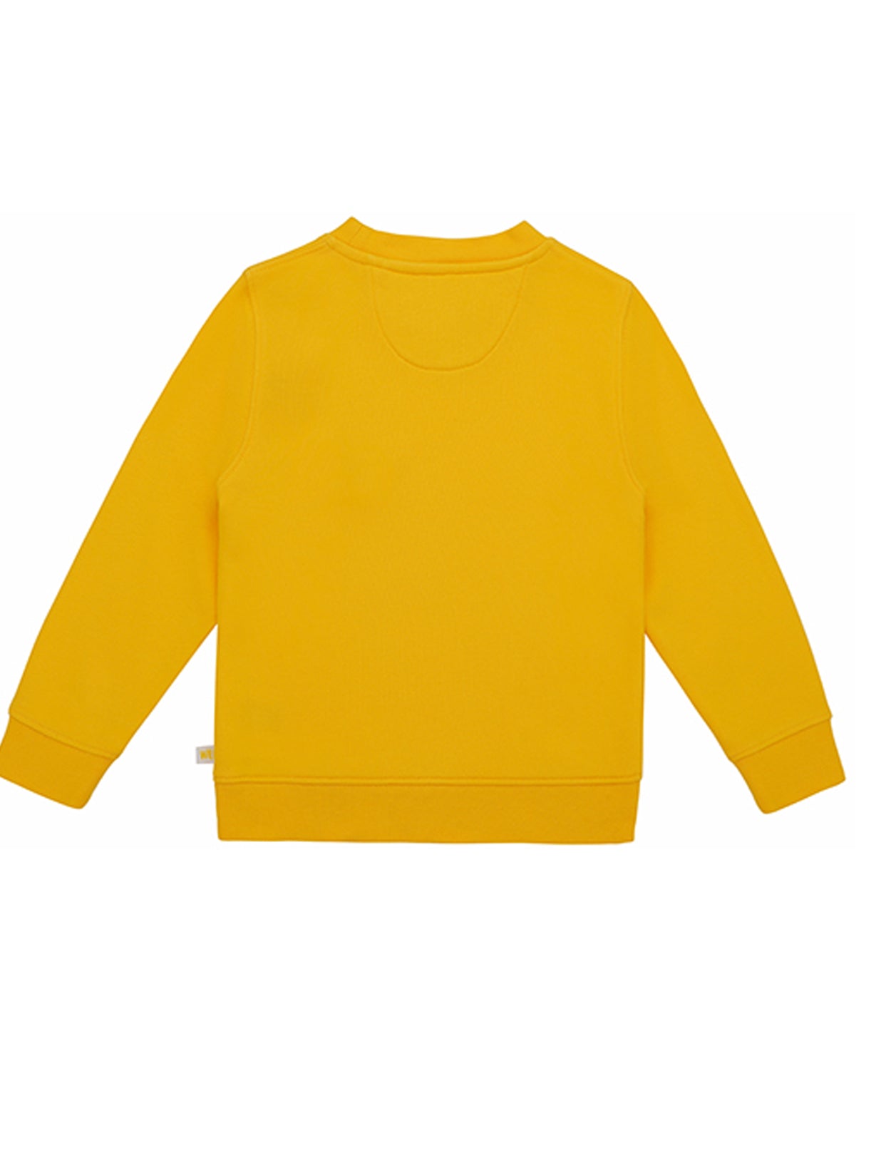 Ses Çıkaran Sarı Bisiklet Yaka Sweatshirt