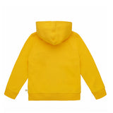 Ses Çıkaran Sarı Fermuarlı Kapüşonlu Sweatshirt