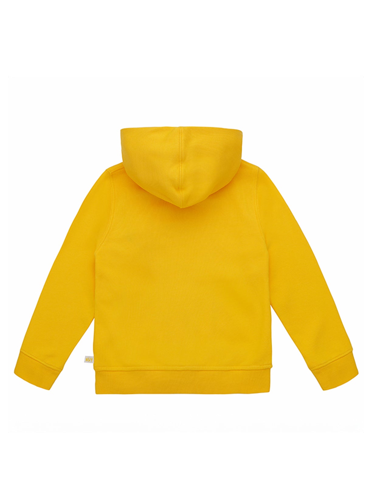 Ses Çıkaran Sarı Fermuarlı Kapüşonlu Sweatshirt