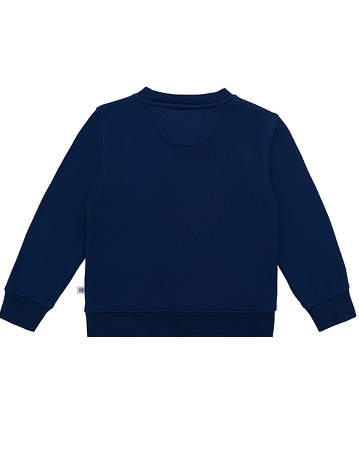 Ses Çıkaran Lacivert Bisiklet Yaka Sweatshirt