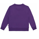 Ses Çıkaran Mor Bisiklet Yaka Sweatshirt
