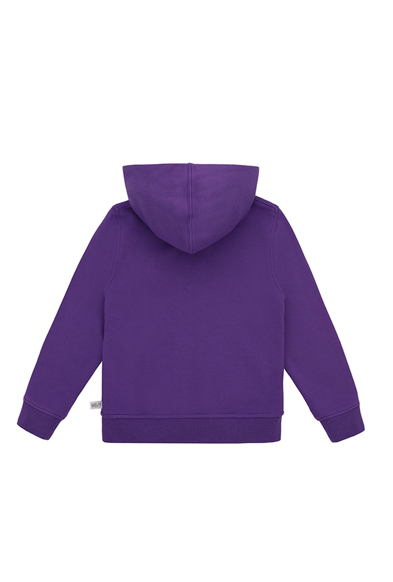 Ses Çıkaran Mor Fermuarlı Kapüşonlu SWEATSHIRT