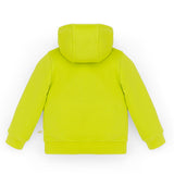 Squeaky Lime Zipped Hoodie Sweatshirt