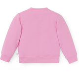 Ses Çıkaran Pembe Bisiklet Yaka Sweatshirt