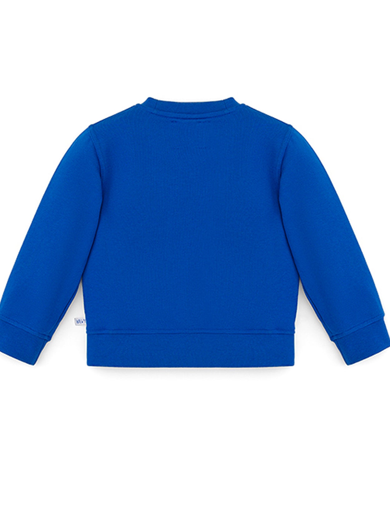 Ses Çıkaran Saks Mavisi Bisiklet Yaka Sweatshirt