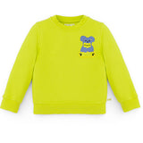 Ses Çıkaran LIME Bisiklet Yaka Sweatshirt