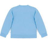 Ses Çıkaran Bebek Mavisi Bisiklet Yaka Sweatshirt