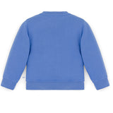 Ses Çıkaran Lila Bisiklet Yaka Sweatshirt