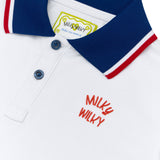 Polo yaka kenar biyeli t-shirt