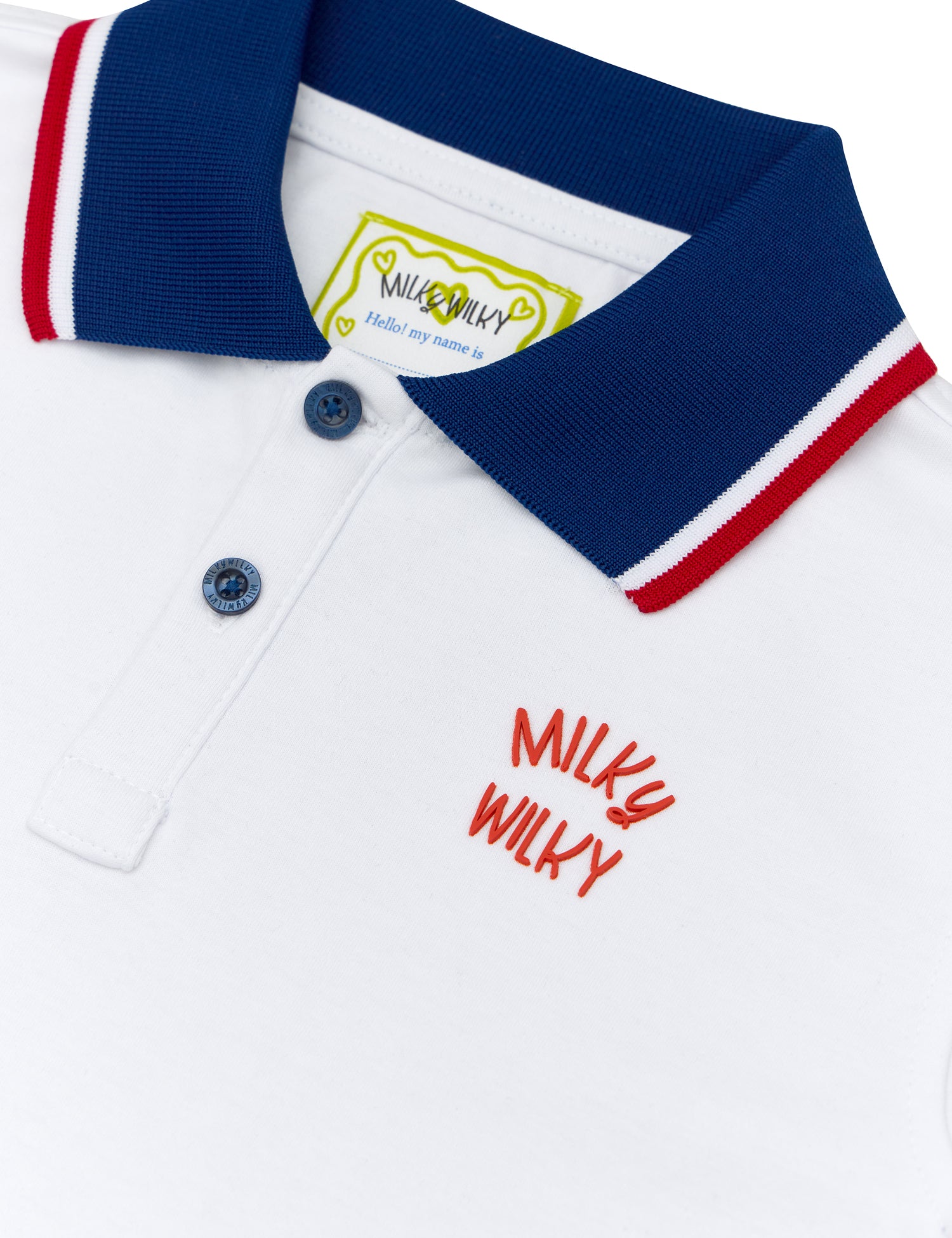 Polo yaka kenar biyeli t-shirt