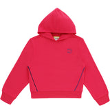 Kız Çocuk Fuşya Kapüşonlu Sweatshirt