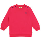 Kız Çocuk Fuşya Bisiklet Yaka Sweatshirt