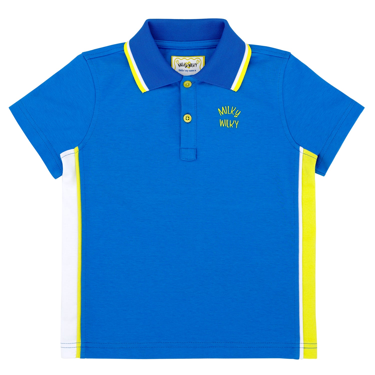 Polo yaka kenar biyeli t-shirt