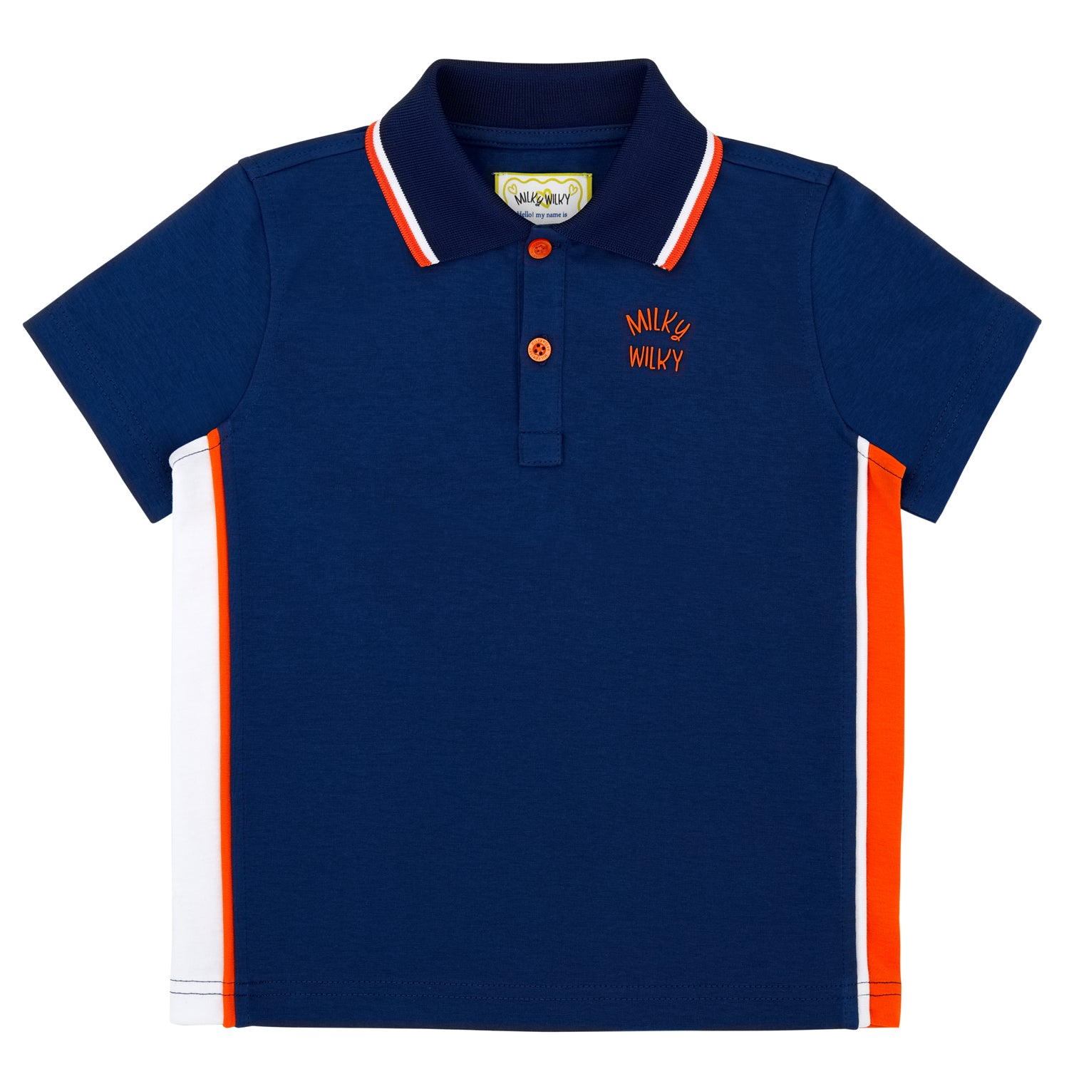 Polo yaka kenar biyeli t-shirt