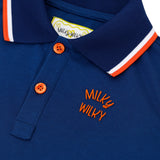 Polo yaka kenar biyeli t-shirt