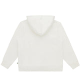 Kız Çocuk Beyaz Kapüşonlu Sweatshirt