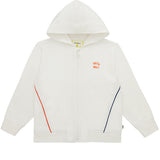 Erkek Çocuk Beyaz Kapüşonlu Sweatshirt