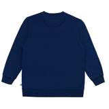 Kız Çocuk Lacivert Bisiklet Yaka Sweatshirt